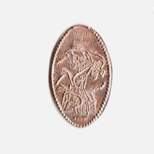 Elongated Penny "WORLD OF DISNEY - CRUELLA" Walt Disney World Disney Store Zinc